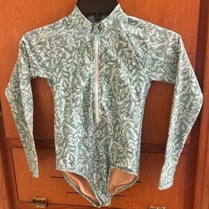 Crewcuts Blue Floral Kids Swim Rashguard